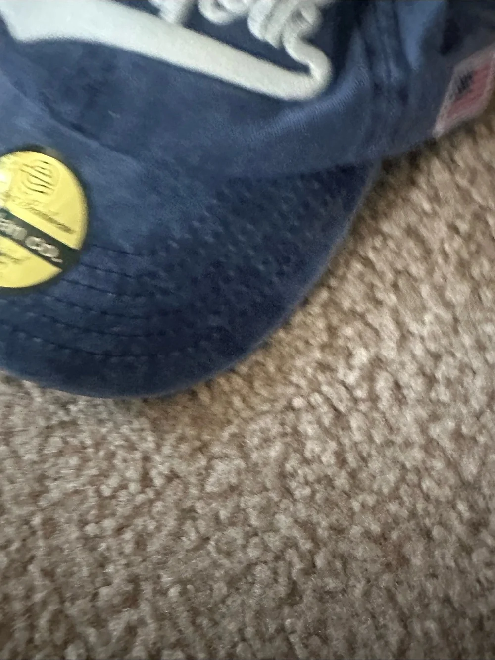 New York Embroidered Baseball Cap - Navy Blue